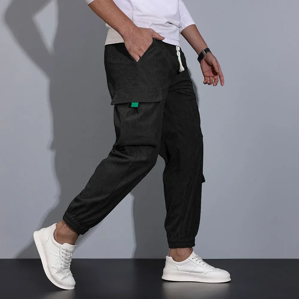 Corduroy Cargo Pants - Luxoria