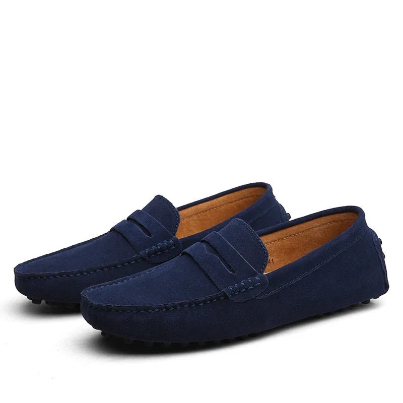 Casual Suede Loafers - Luxoria