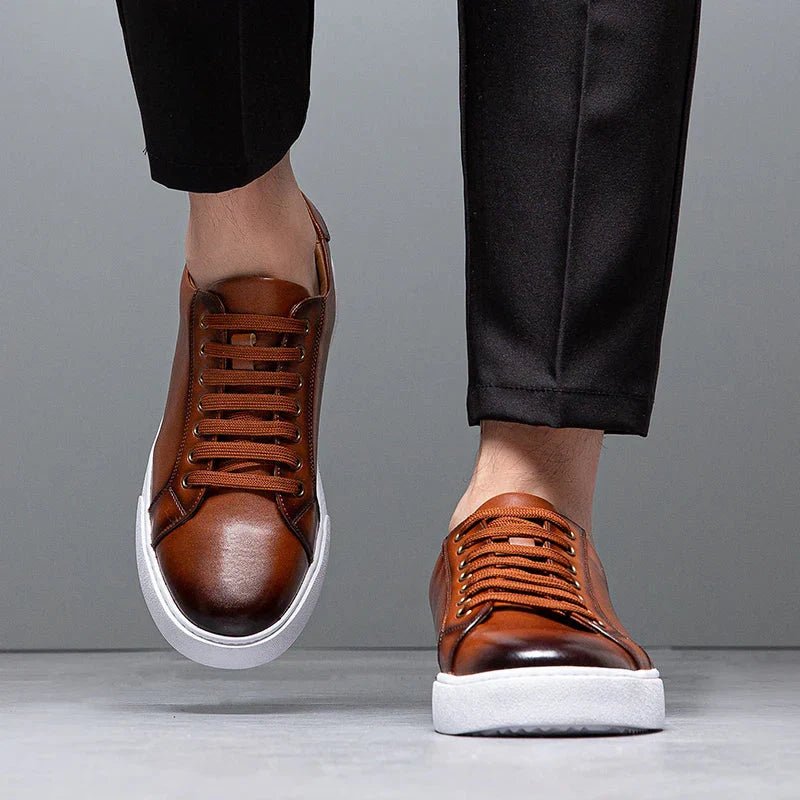 Saint - Tropez Leather Shoes - Luxoria