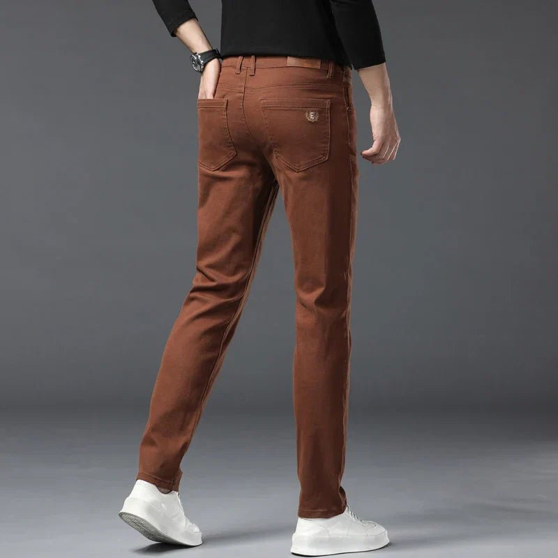 Elegant Denim Stretch Jeans - Luxoria