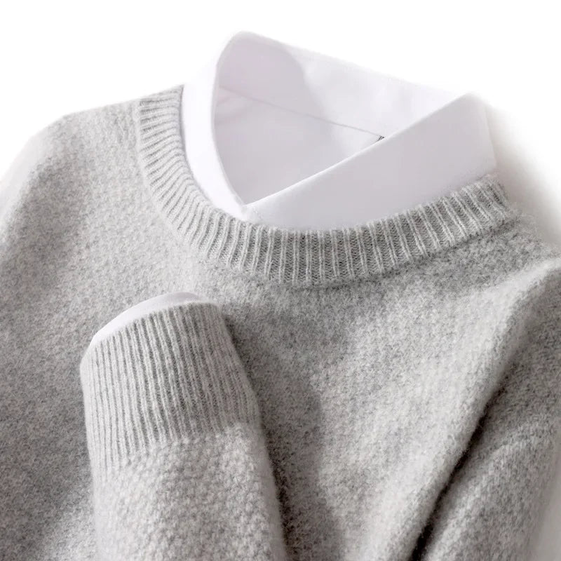 Elegant Cashmere Sweater - Luxoria