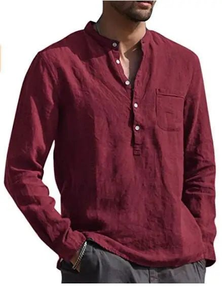 Breathable Cotton Shirt - Luxoria