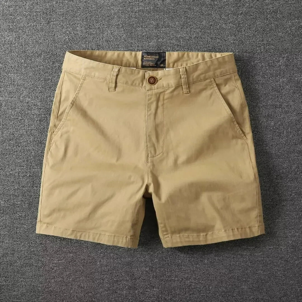 Elegant Cotton Shorts - Luxoria