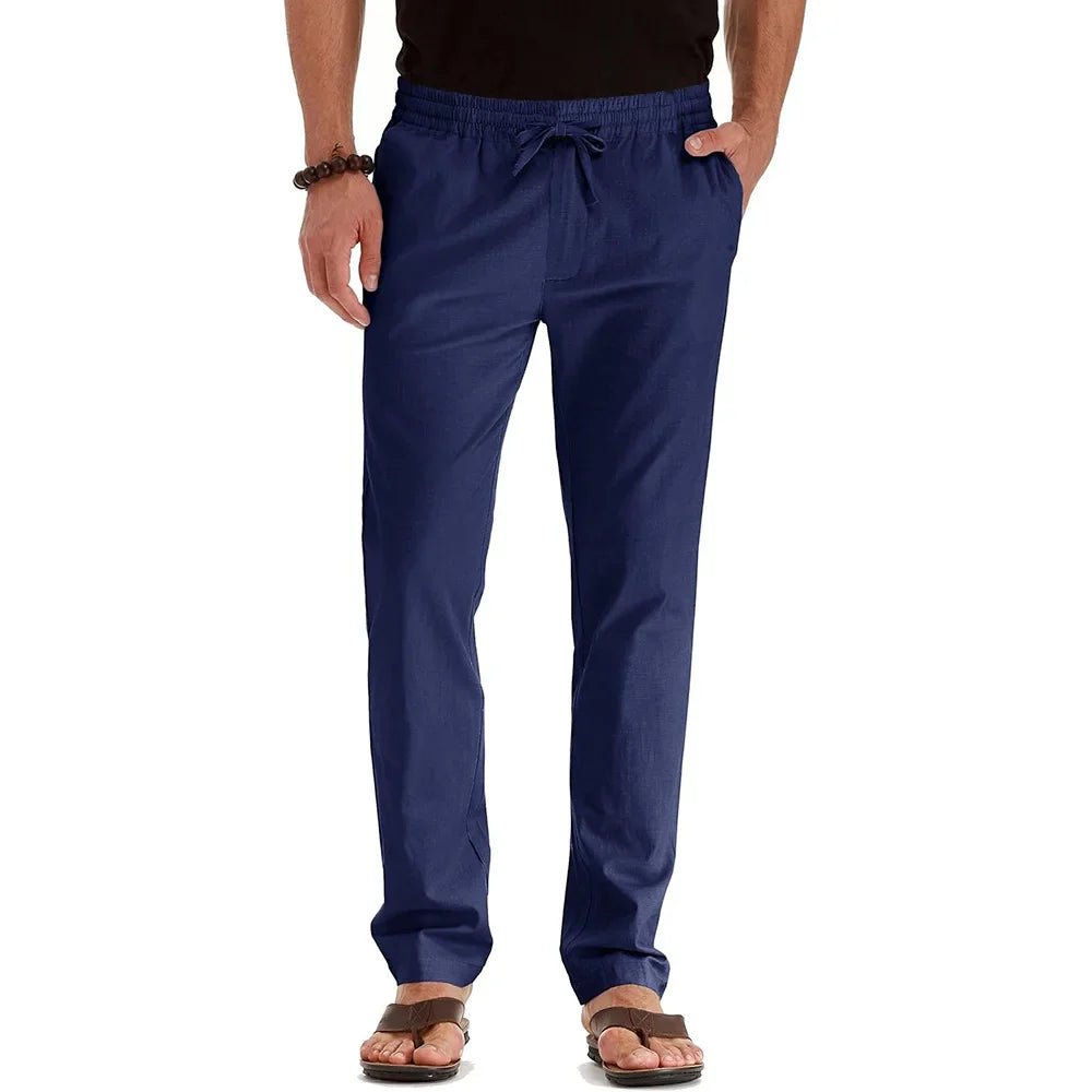 Cotton Linen Pants - Luxoria
