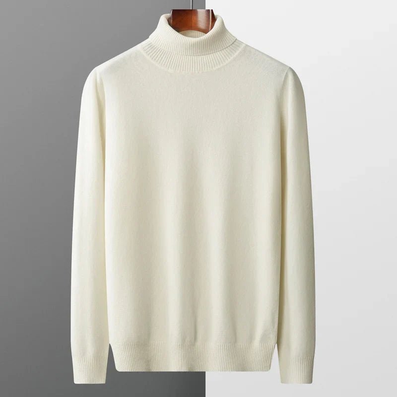 Monaco Merino Wool Turtleneck - Luxoria