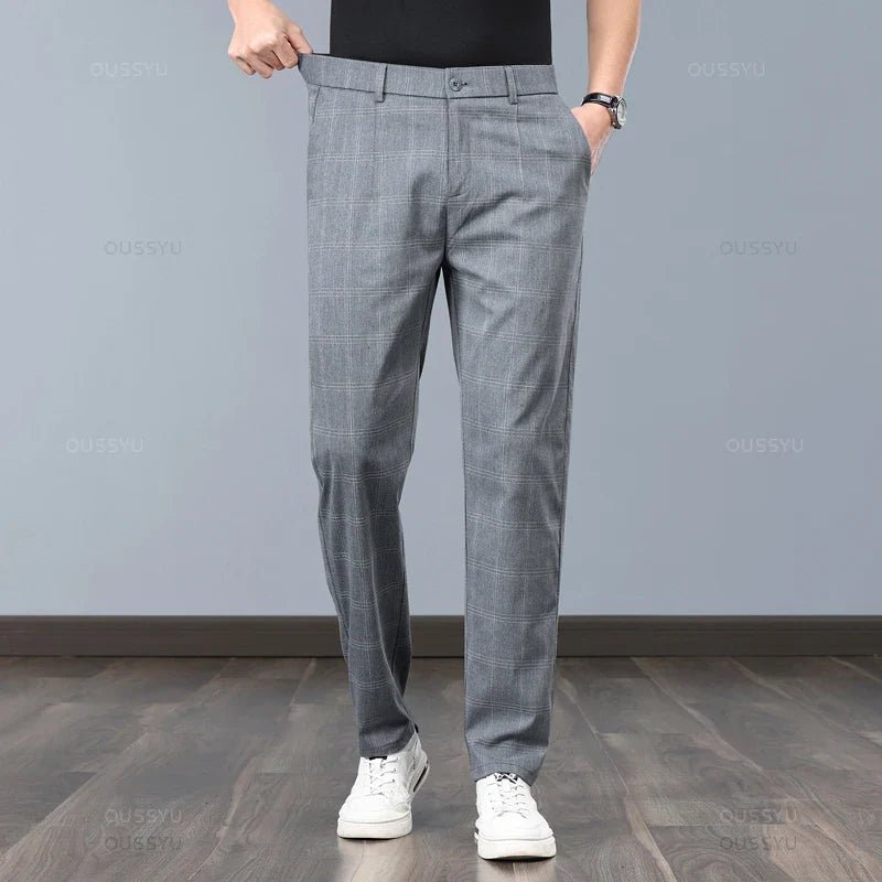 Classic Plaid Pants - Luxoria