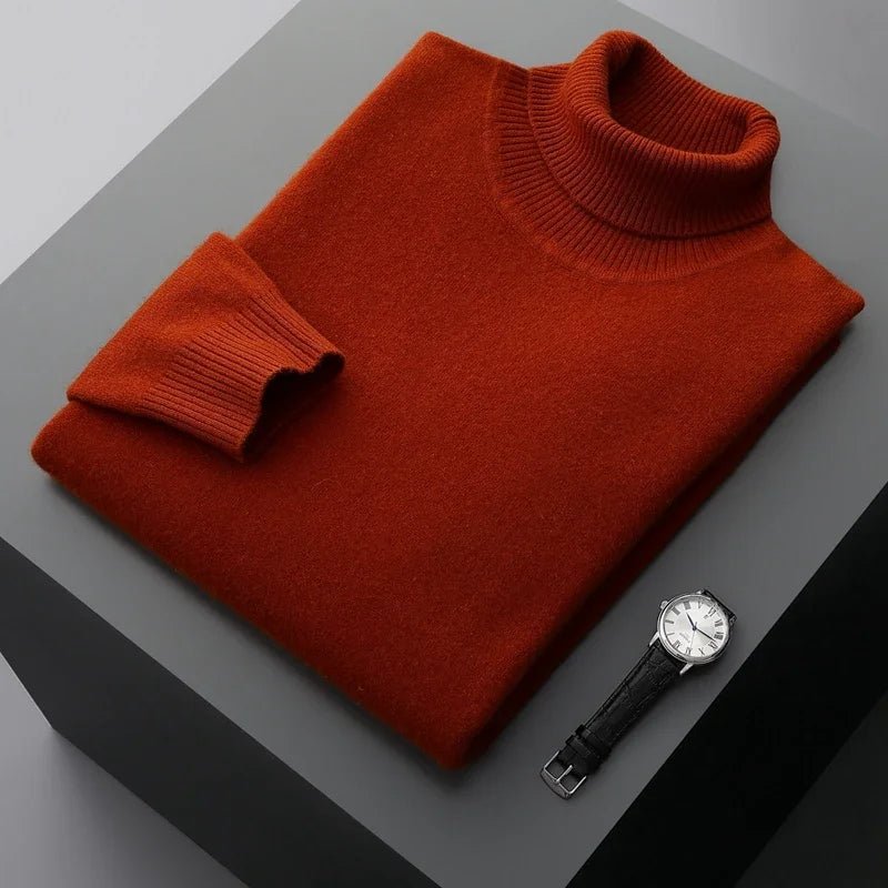 Chic Wool Thickened Turtleneck - Luxoria