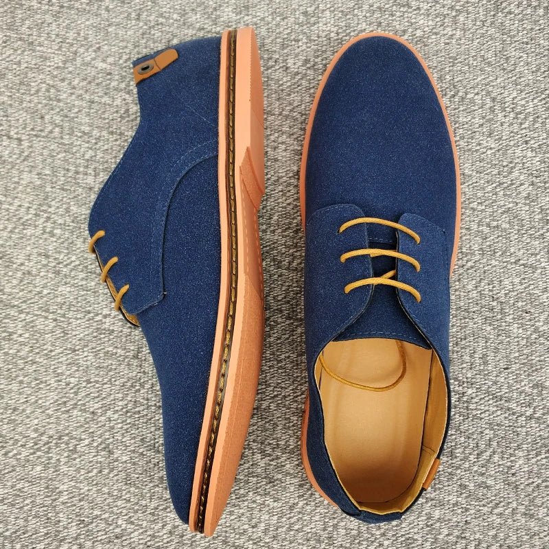 Oxford Suede Business Shoes - Luxoria