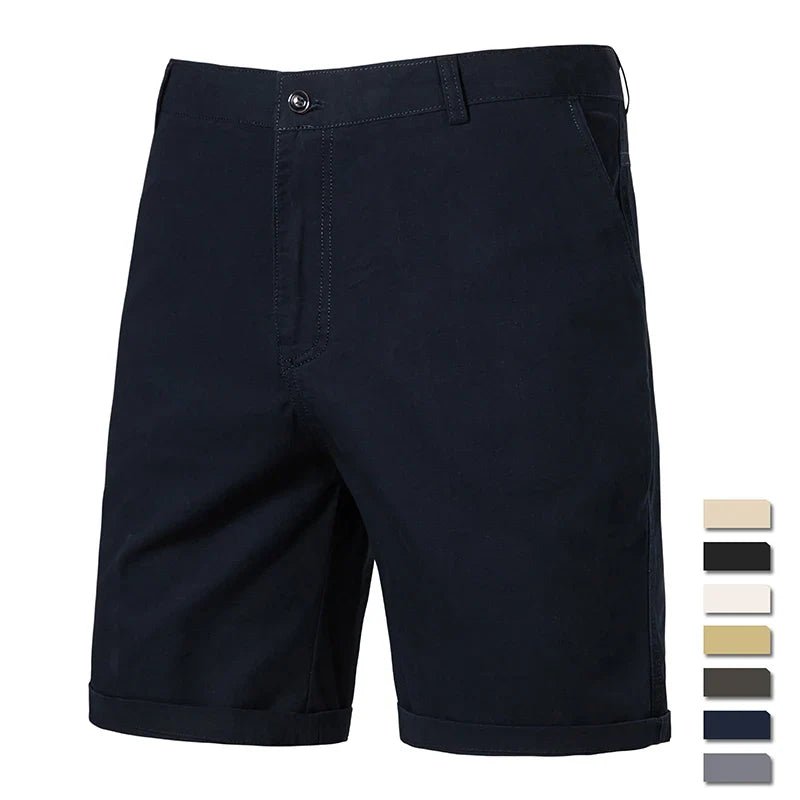 Elegant Cotton Shorts - Luxoria