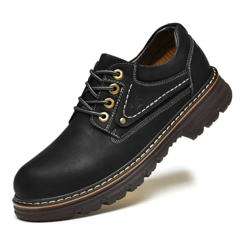 British Style Leather Oxford Shoes - Luxoria