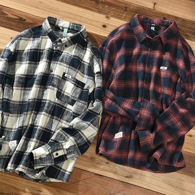 Elegant Plaid Shirt - Luxoria