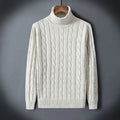Chic Wool Turtleneck Sweater - Luxoria