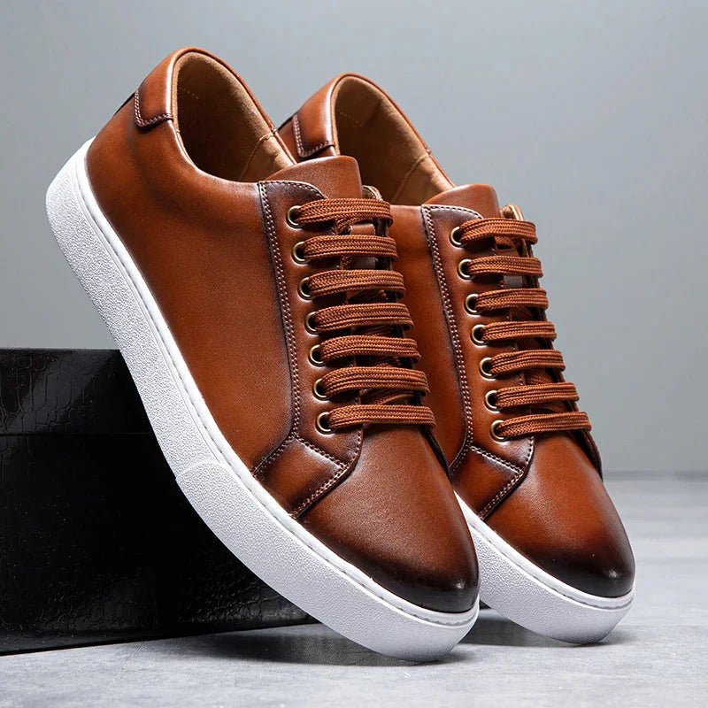 Saint - Tropez Leather Shoes - Luxoria