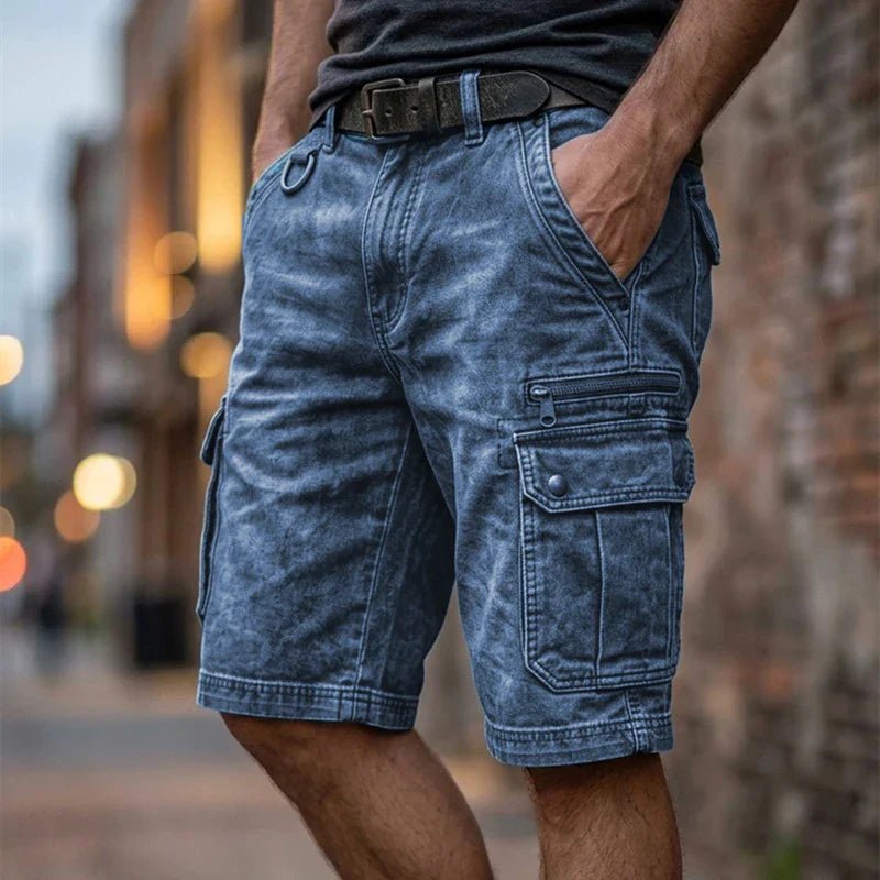 Elegant Men's Cargo Shorts - Luxoria