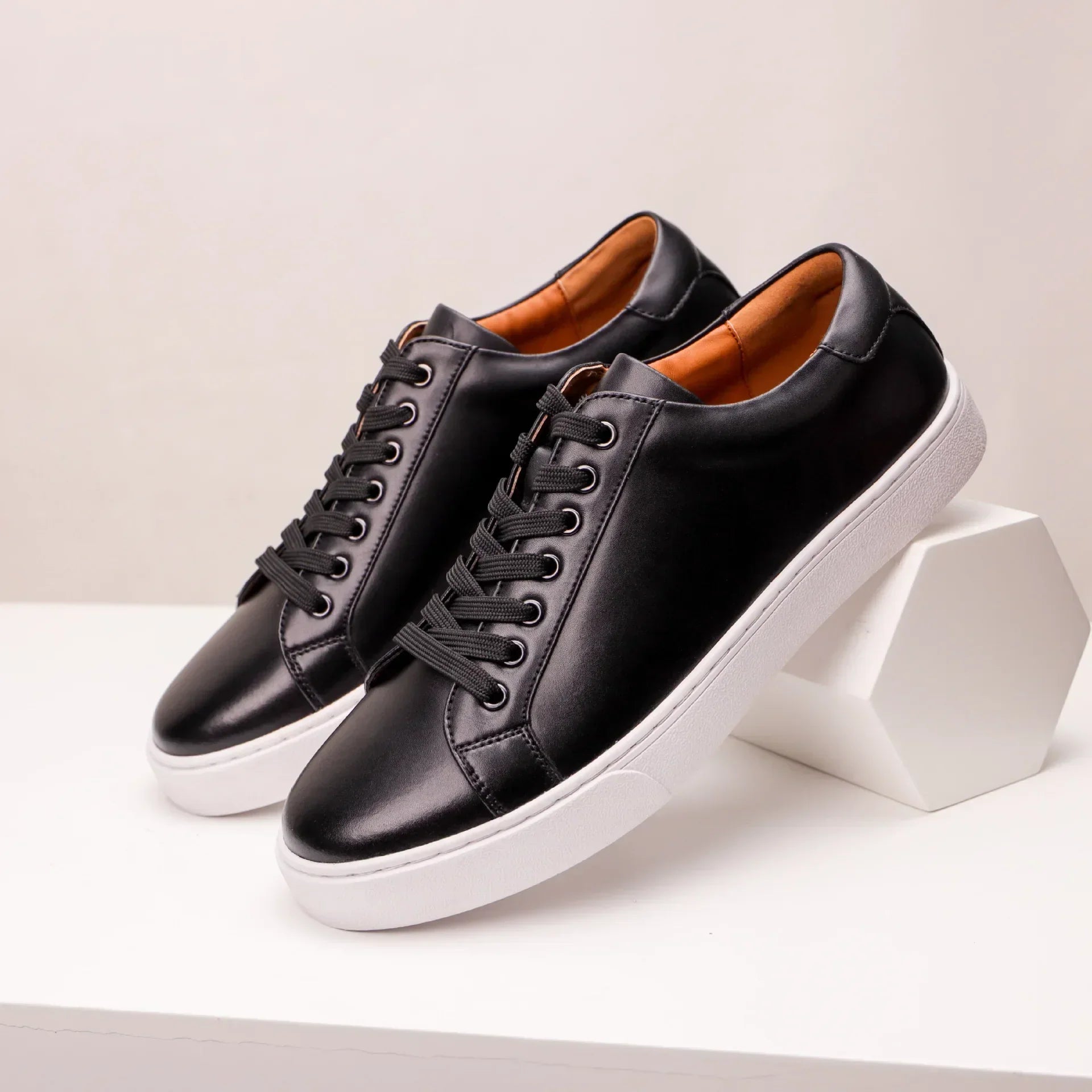 Genuine Leather Sneakers - Luxoria
