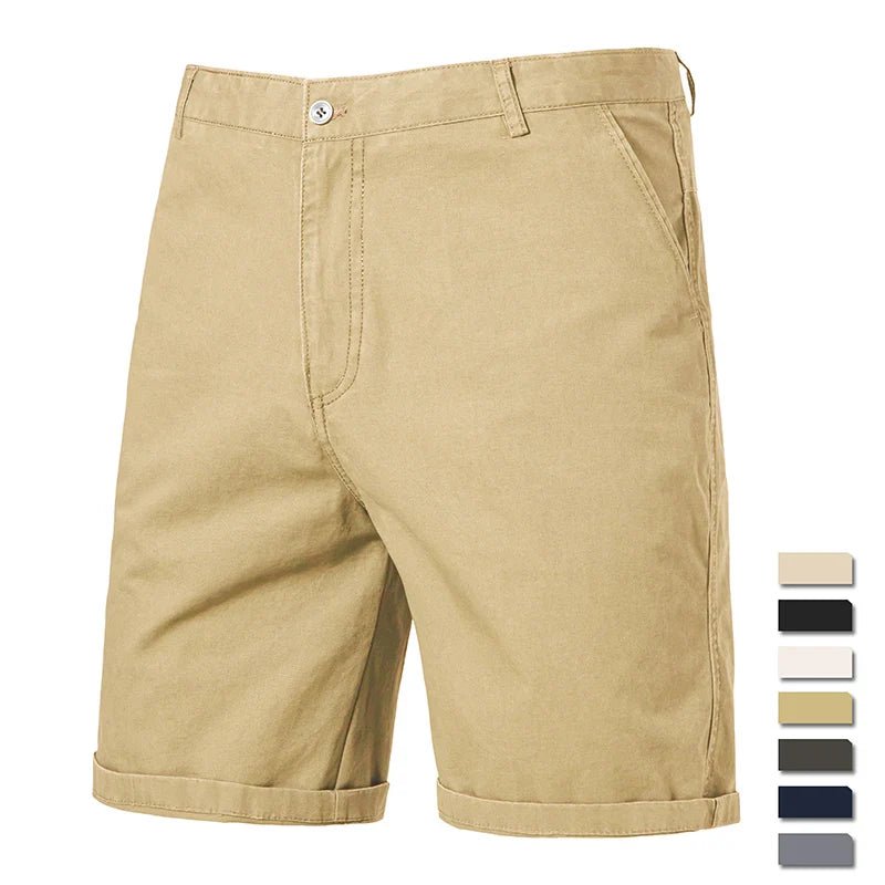 Elegant Cotton Shorts - Luxoria