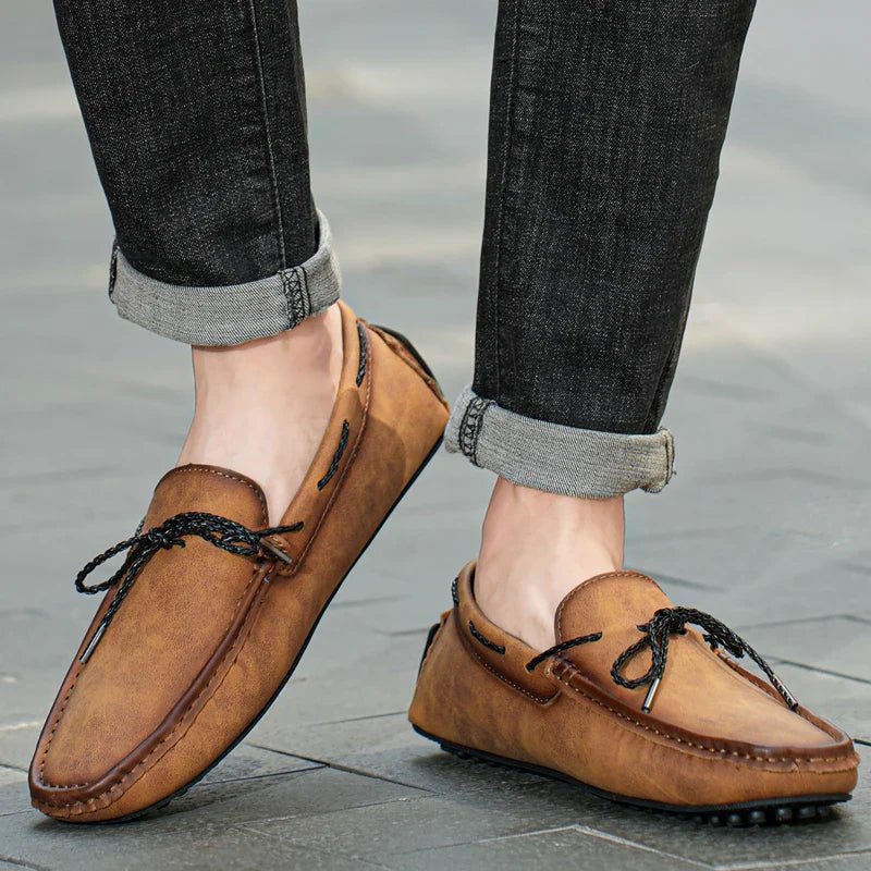 Handmade Suede Loafers - Luxoria