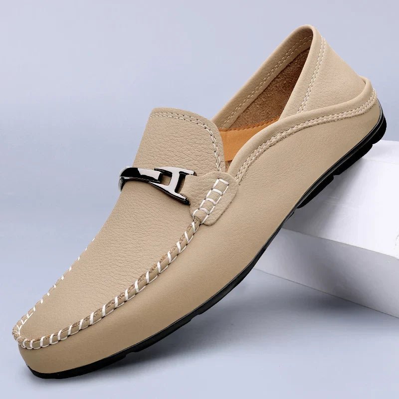 Premium Leather Loafers - Luxoria