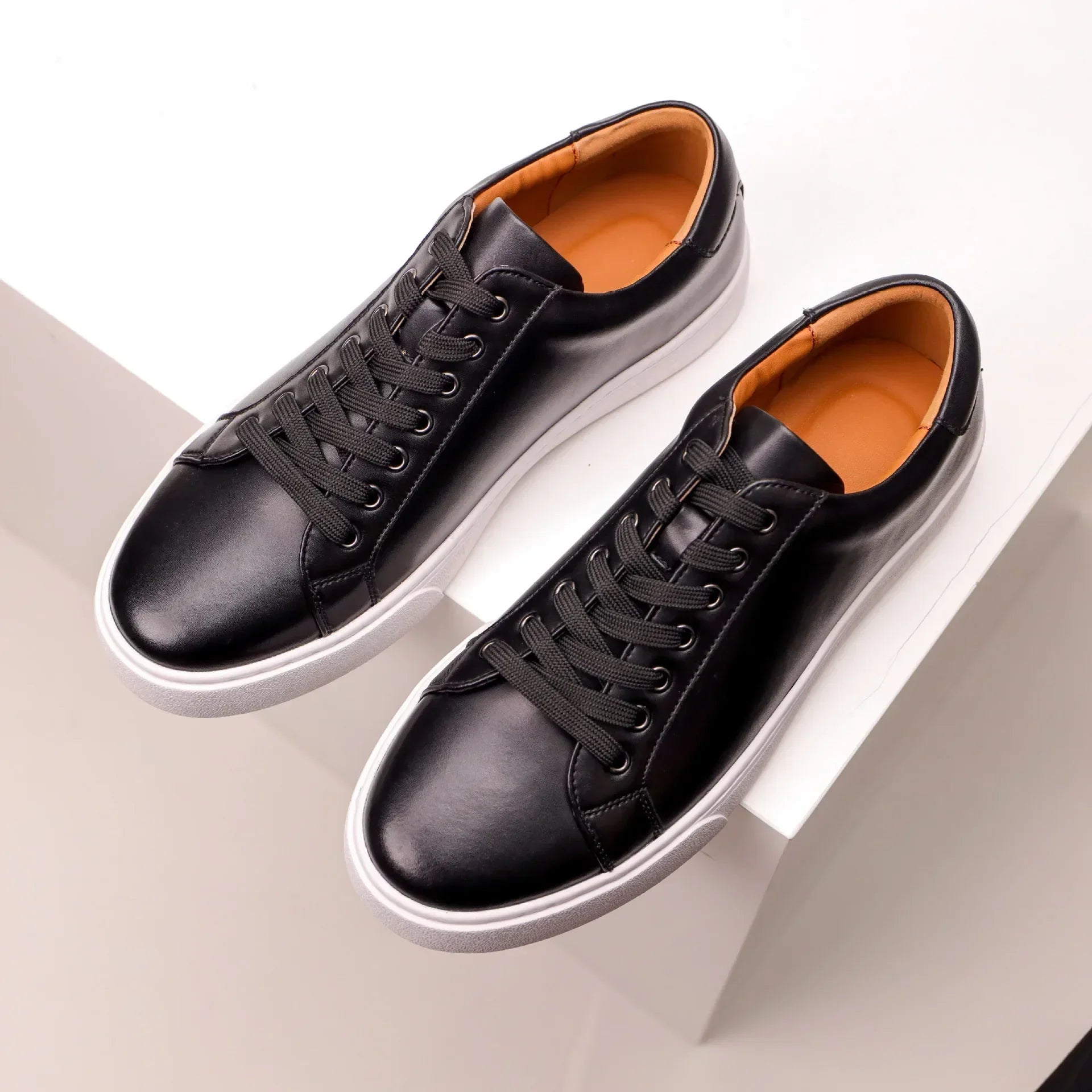Genuine Leather Sneakers - Luxoria