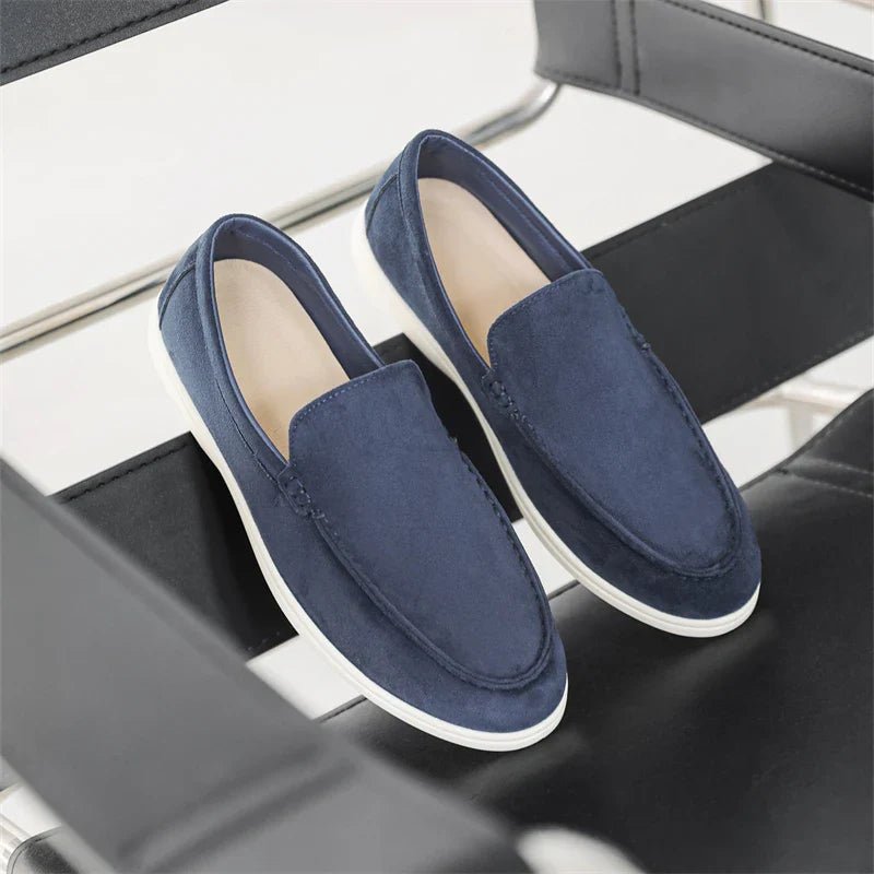 Casual Suede Loafers - Luxoria