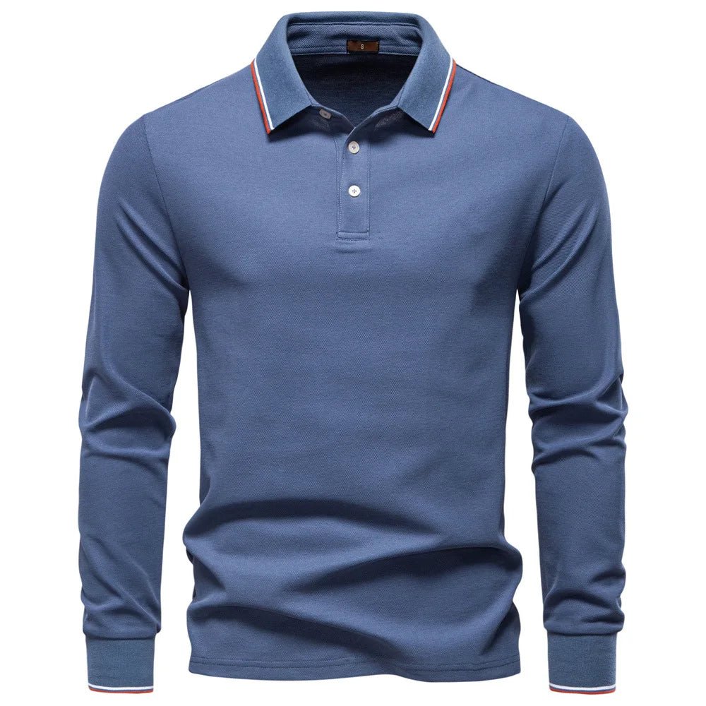 Elegant Polo Sweater - Luxoria