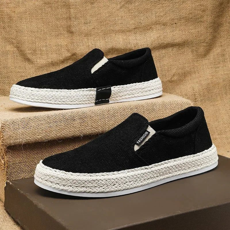 Breathable Slip - On Canvas Shoes - Luxoria