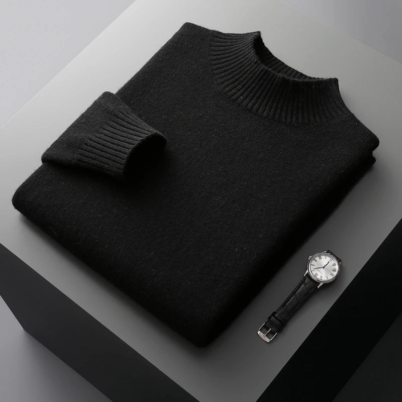 Double Thick Cashmere Sweater - Luxoria