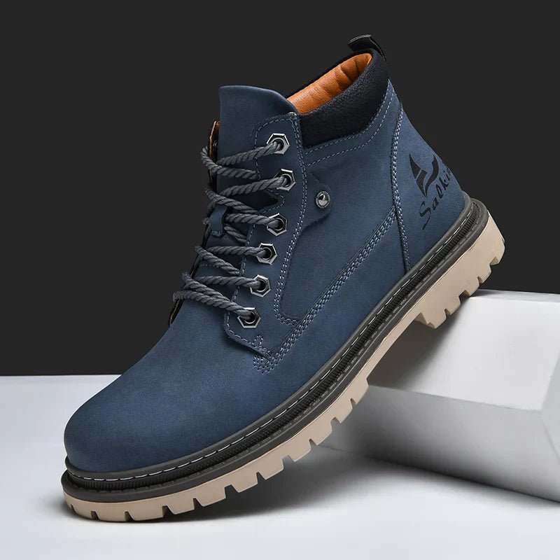 Elegant Leather Boots - Luxoria