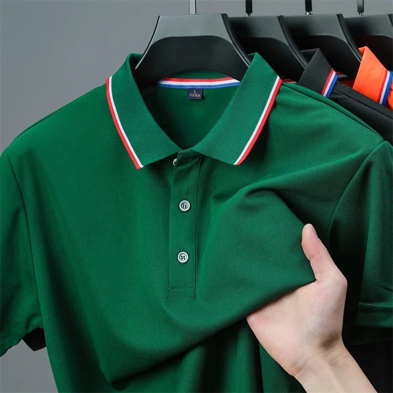 Casual Summer Polo Shirt - Luxoria