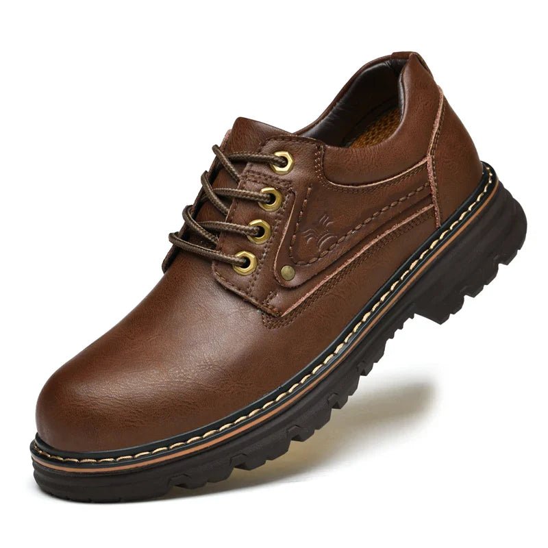 British Style Leather Oxford Shoes - Luxoria