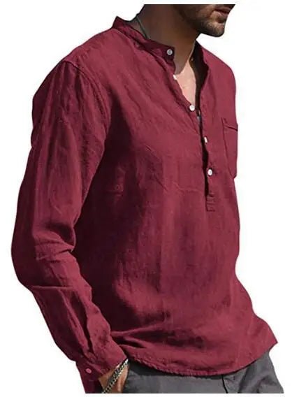 Breathable Cotton Shirt - Luxoria
