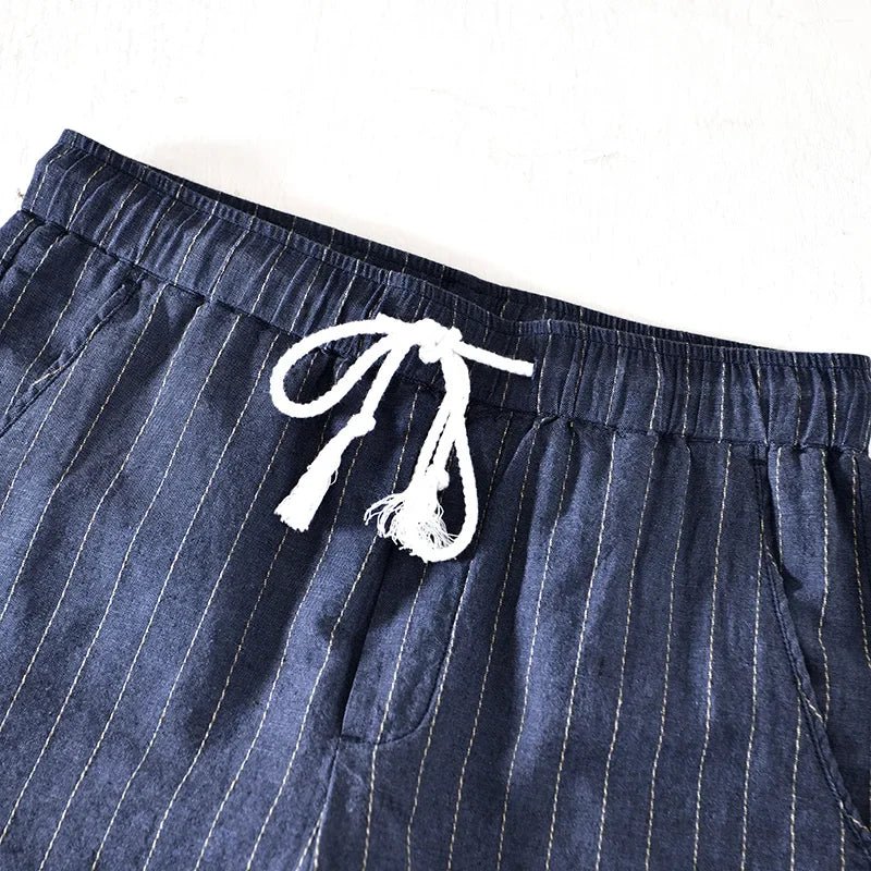 Elegant Linen Shorts - Luxoria