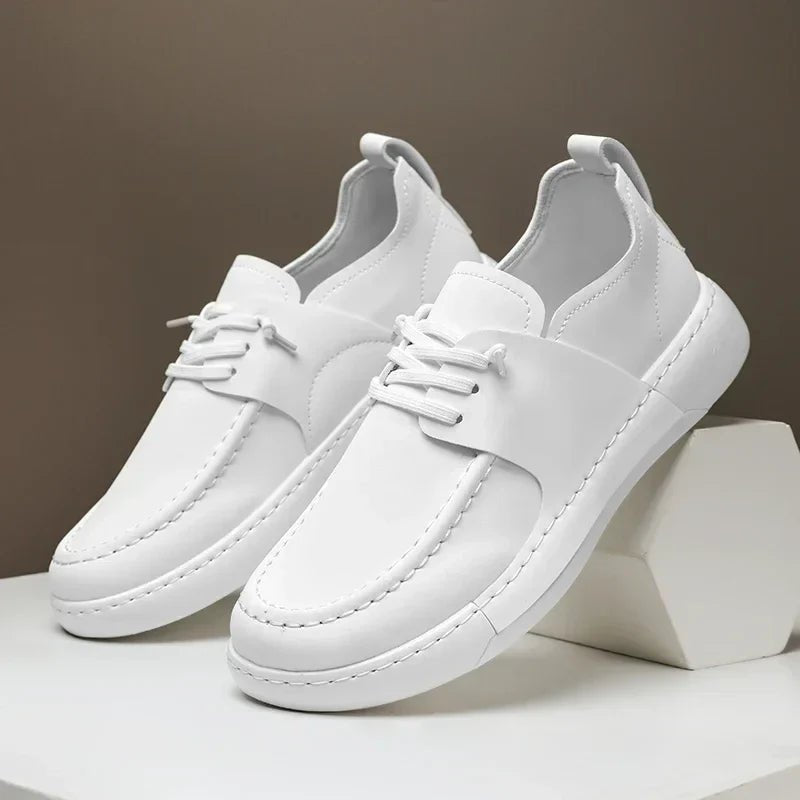 Classic Italian Leather Sneakers - Luxoria