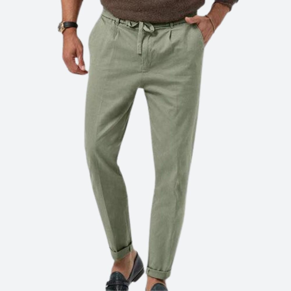 Casual Linen Pants - Luxoria
