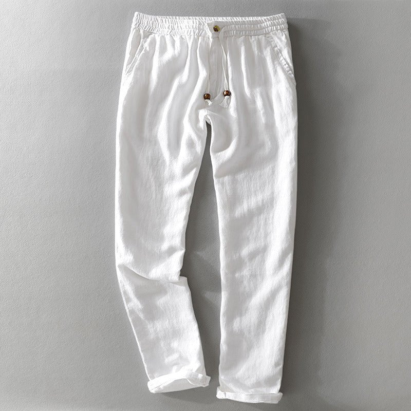 Ibiza Casual Linen Pants - Luxoria