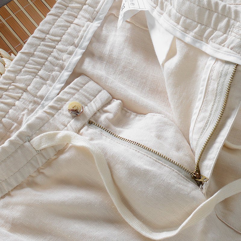Ibiza Casual Linen Pants - Luxoria