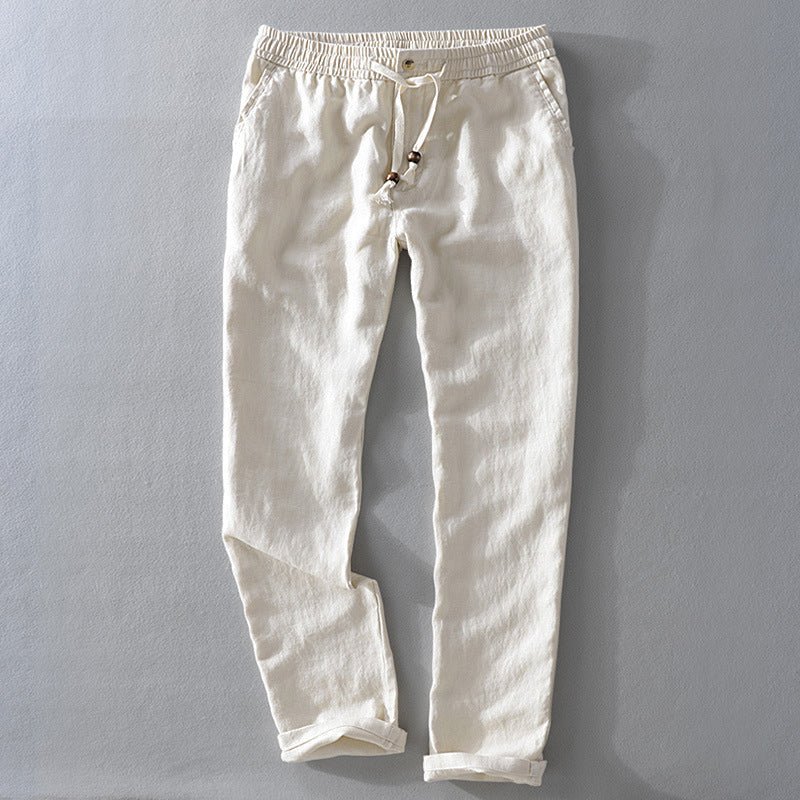 Ibiza Casual Linen Pants - Luxoria