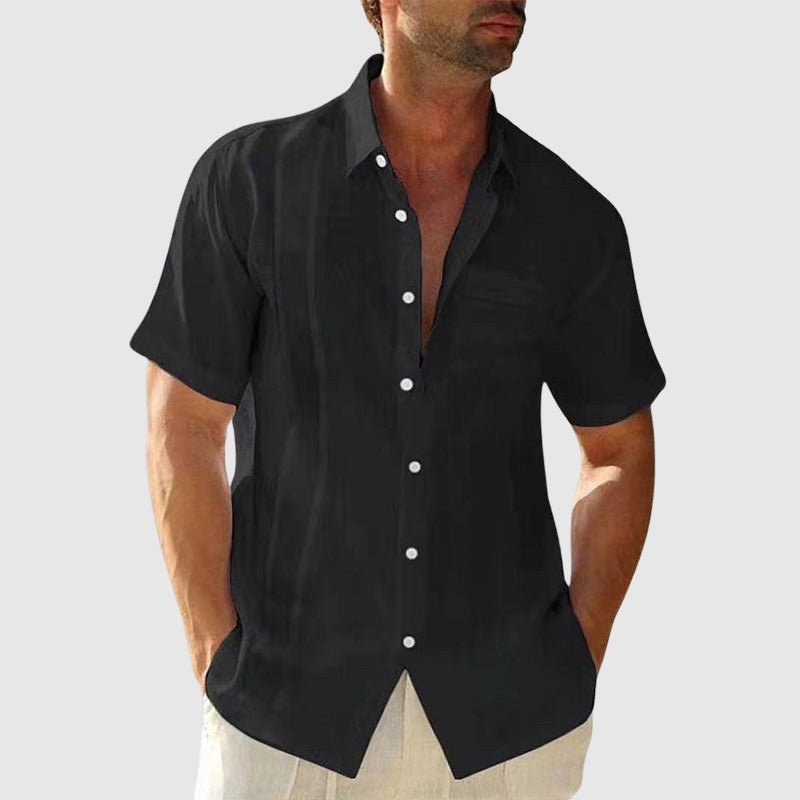 Elegant Linen Summer Shirt - Luxoria