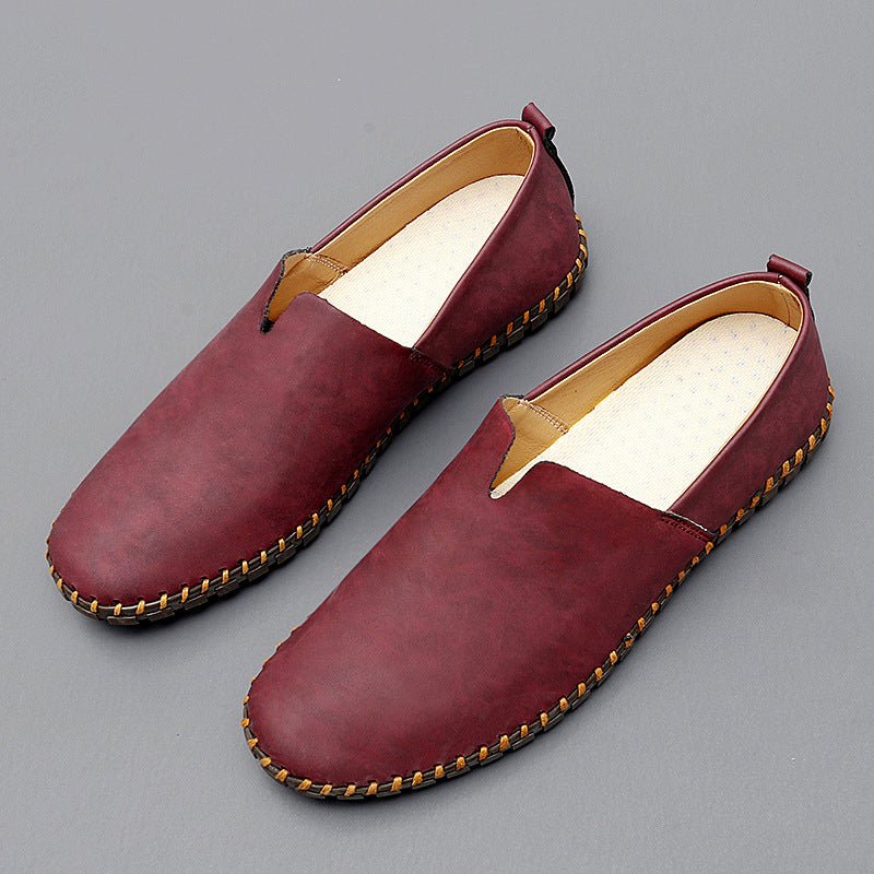 Santorini Leather Loafers - Luxoria