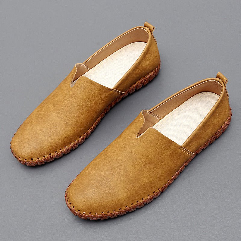 Santorini Leather Loafers - Luxoria