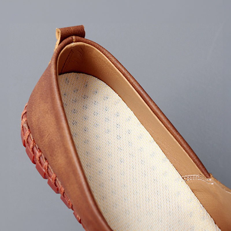 Santorini Leather Loafers - Luxoria