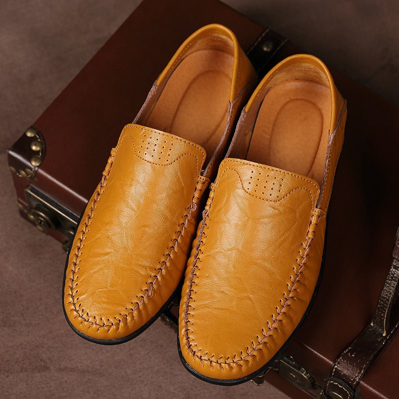 Las Vegas Leather Loafers - Luxoria