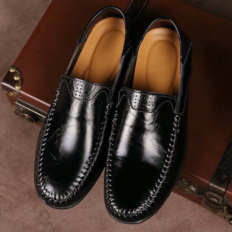 Las Vegas Leather Loafers - Luxoria