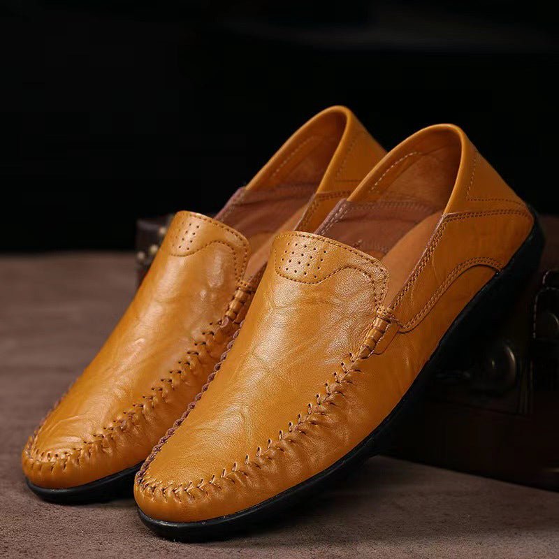 Las Vegas Leather Loafers - Luxoria