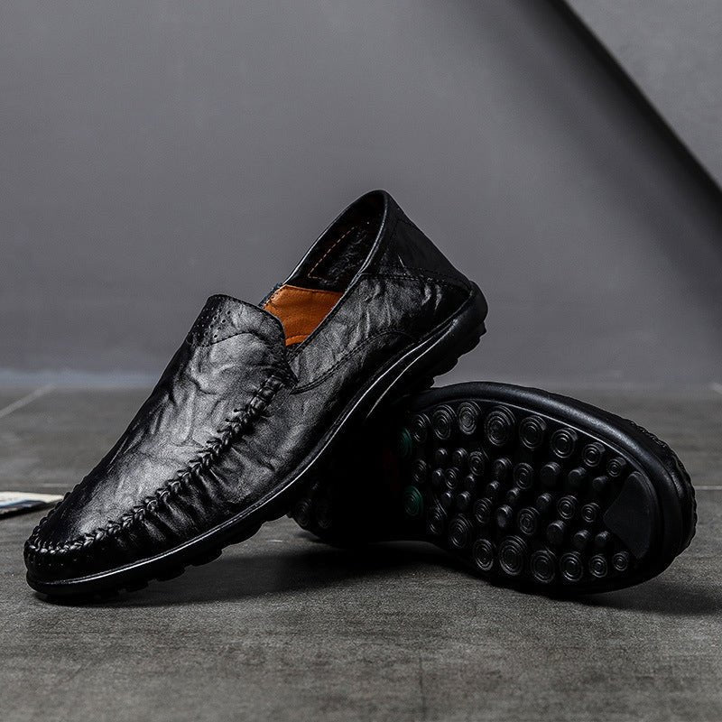 Las Vegas Leather Loafers - Luxoria