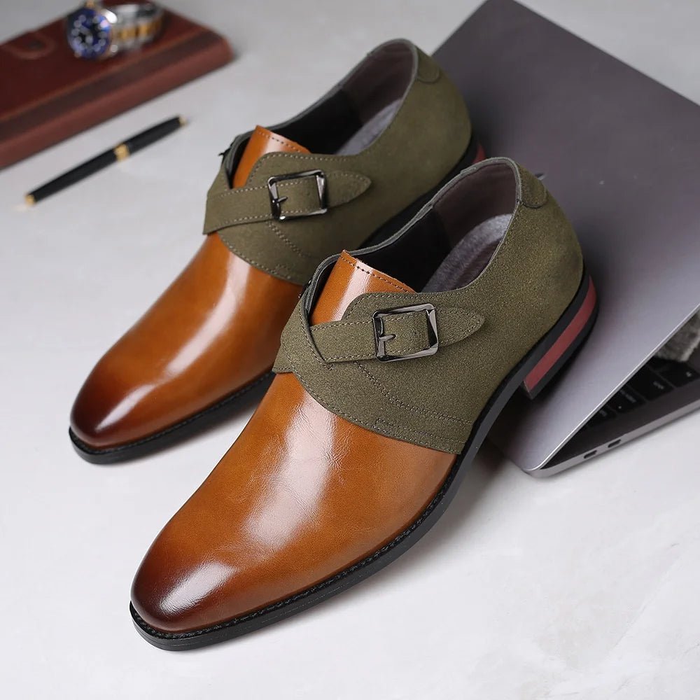 Suede Business Shoes - Luxoria