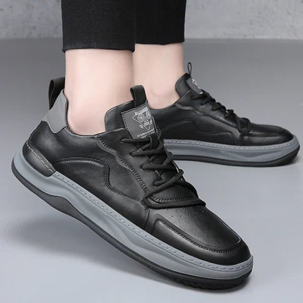 High - Sole Leather Shoes - Luxoria