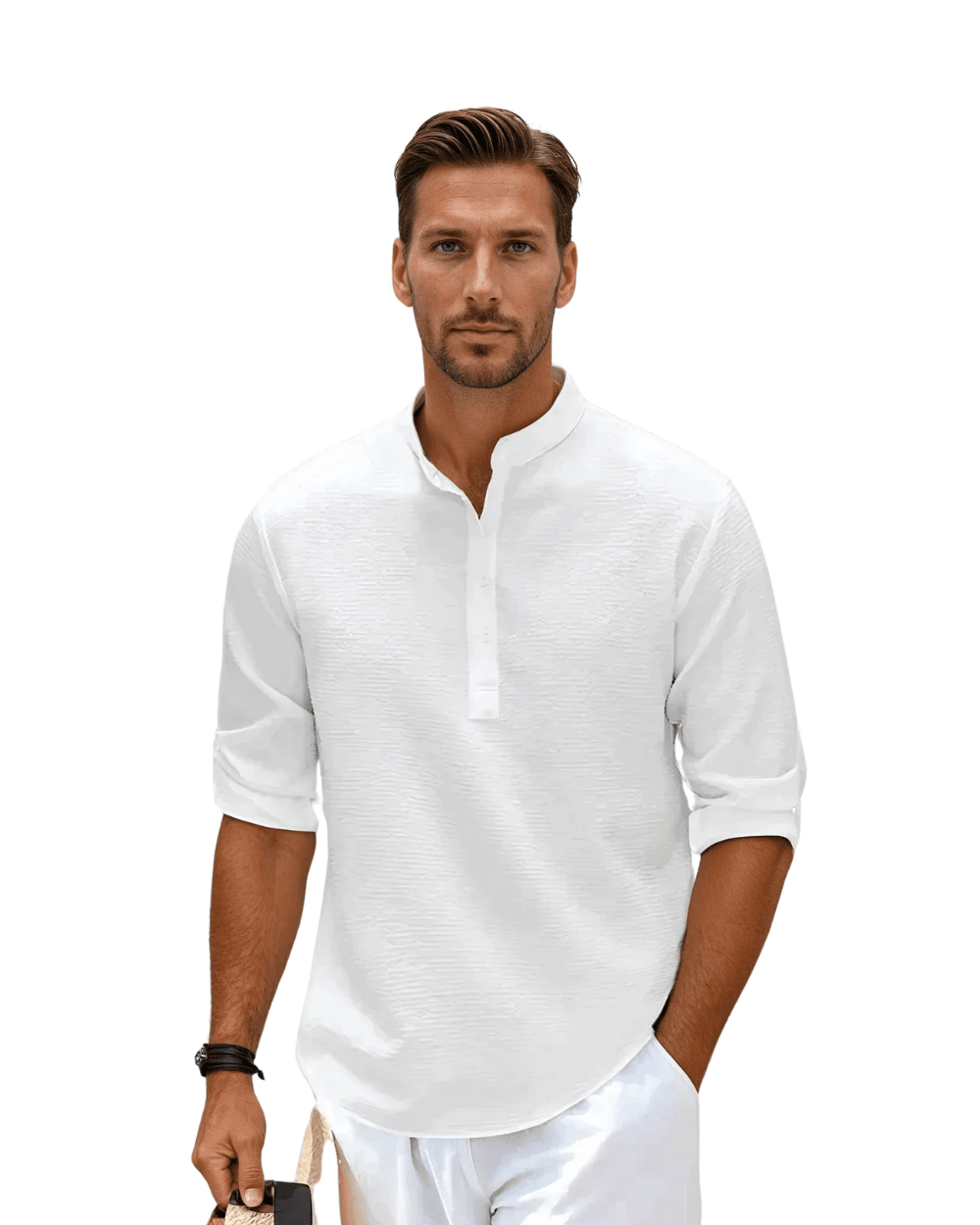 Long Sleeved Polo Shirt - Luxoria