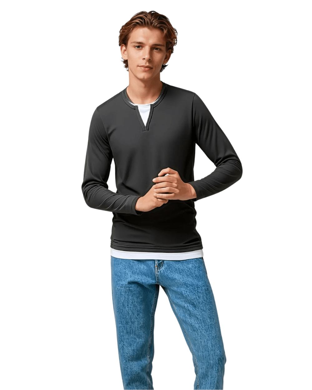 Diego Long Sleeve T-shirt - Luxoria