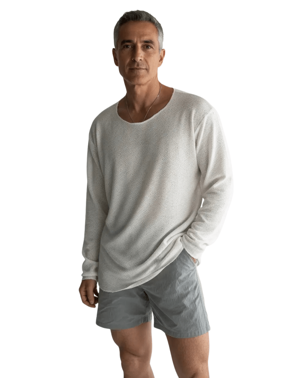 Casual Knit T-Shirt - Luxoria